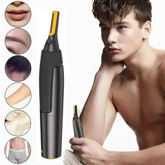 Rasoir électrique Portable pour hommes, tondeuse à sourcils et à barbe, pour le nez et les oreilles, usage domestique