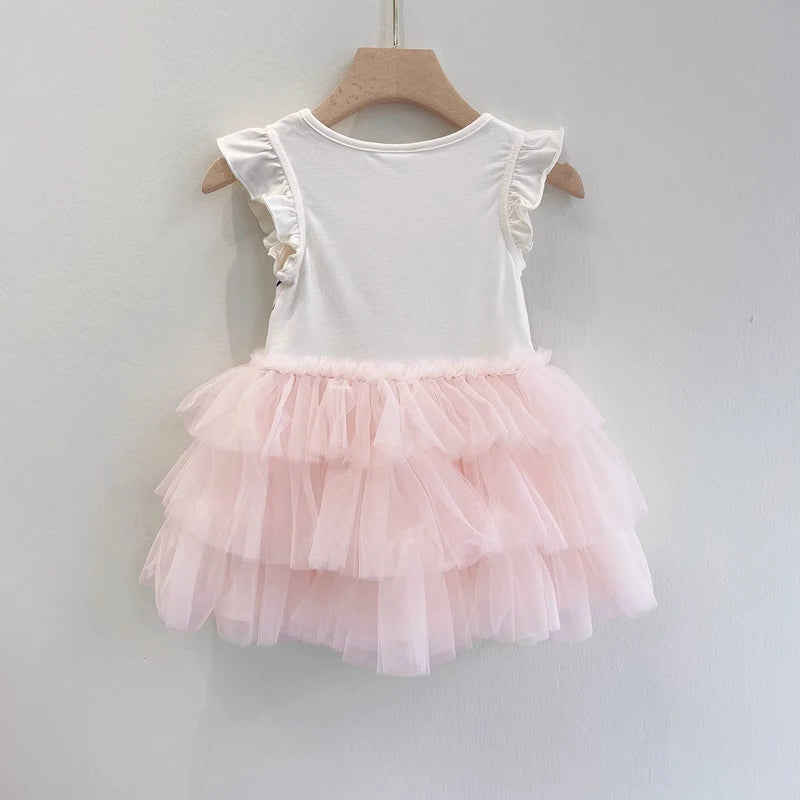 Robe d'été pour petites filles, robes de fête d'anniversaire, vêtements pour enfants