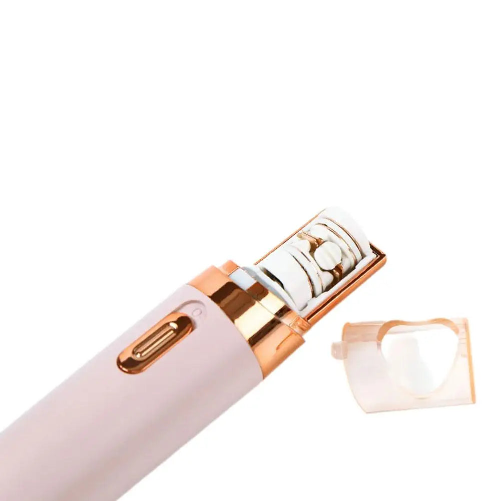 Tondeuse à sourcils électrique, mini épilateur portable, rasoir, rouge à lèvres, outil de forme de cheveux, visage indolore, D1G7, 1 pièce