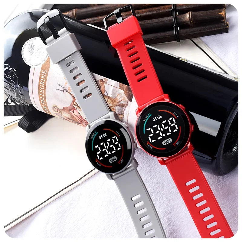 Montres pour enfants mode montres numériques pour enfants étanche Sport LED montre-bracelet électronique Simple garçons filles étudiant horloge