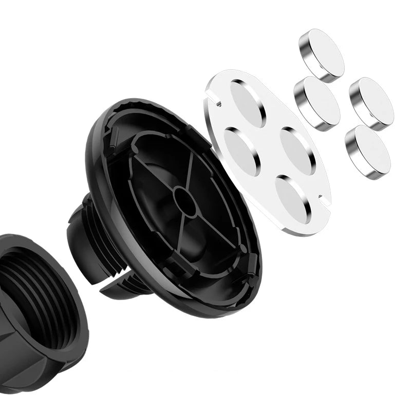 Support magnétique universel pour téléphone de voiture, support rotatif à 360 °, aimant d'aération, support GPS, iPhone, Xiaomi