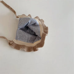 Chapeau de Style Coréen pour Bébé Fille, Chapeau Chaud à Oreilles, Accessoires pour Nouveau-né de 1 an et 2 ans, Automne et Hiver