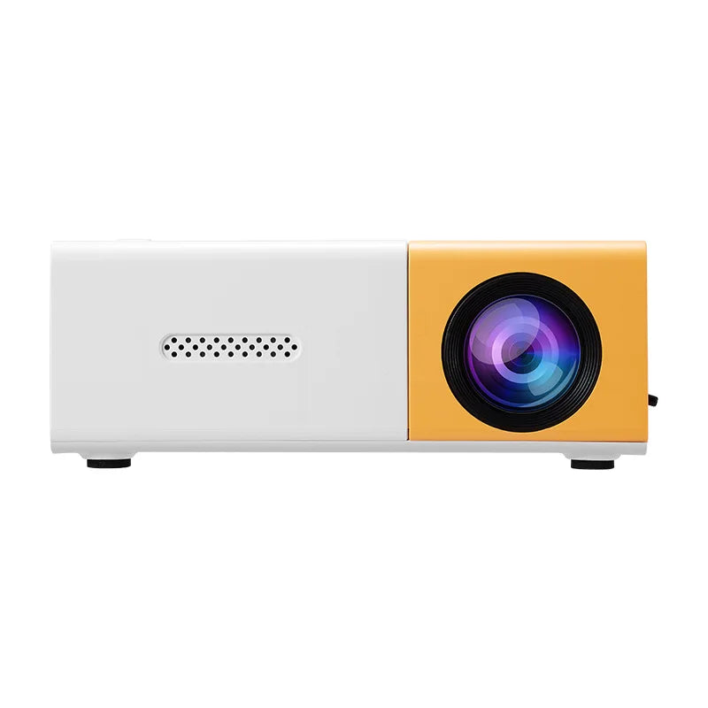 Mini projecteur portable avec prise en charge Full HD 1080P - Comprend une télécommande, alimenté par USB, idéal pour les smartphones et les appareils USB