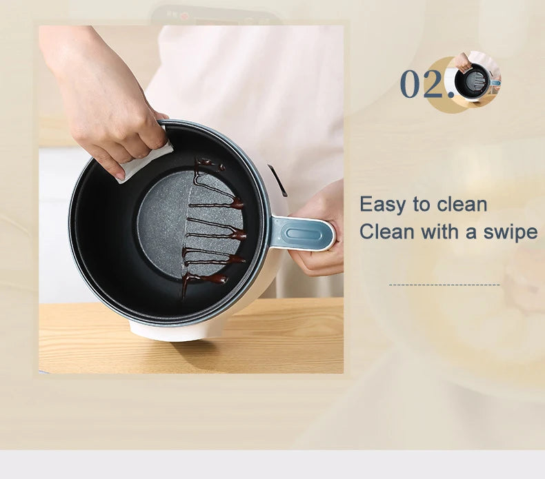 Cuiseur à riz électrique multicuiseur Pot multifonction Mini marmite poêle soupe appareils ménagers pour les Pots de cuisine offres 1-2 personnes