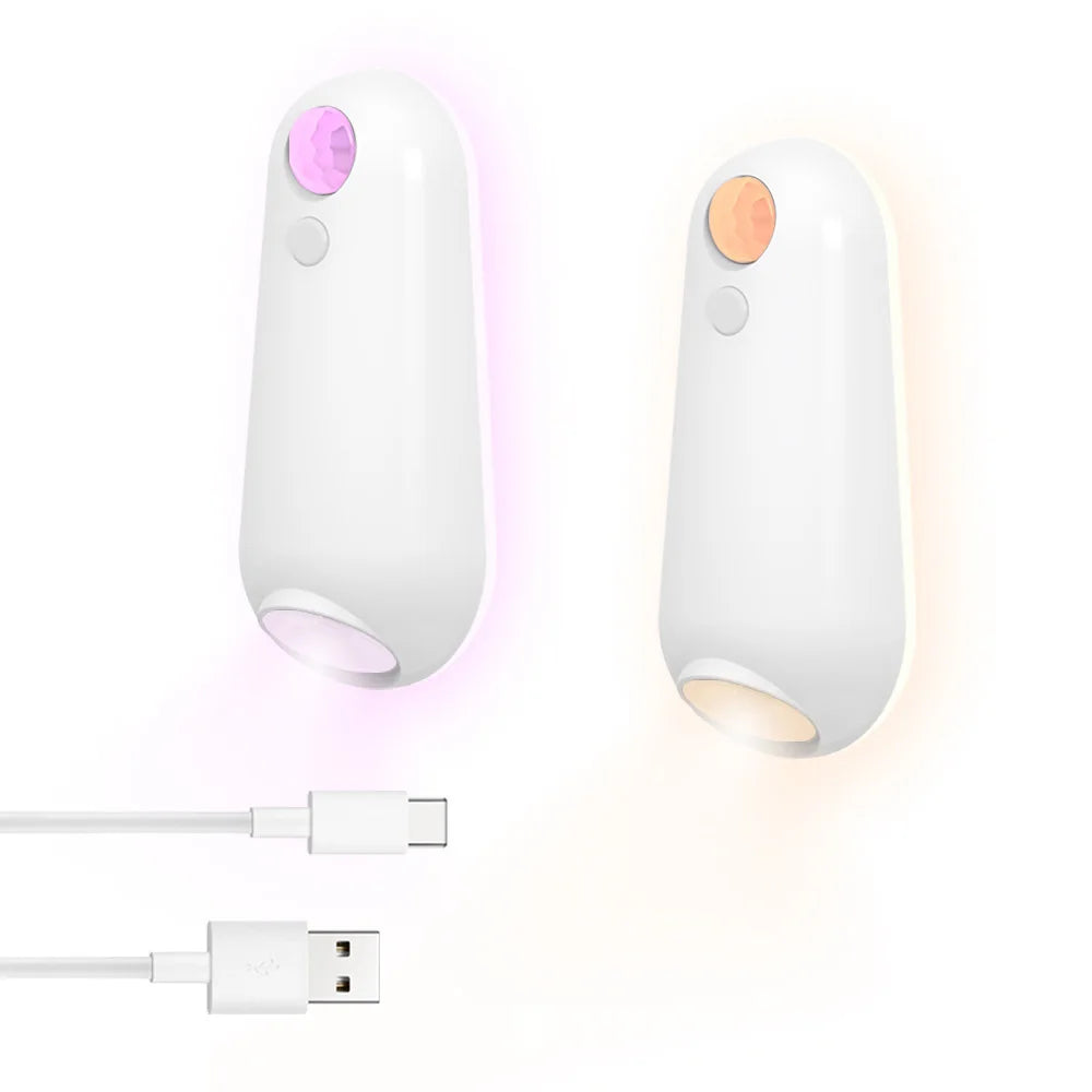 Capteur de mouvement intelligent veilleuse projecteur LED lumières de toilette USB Rechargeable lampe de pied colorée applique murale pour salle de bain couloir