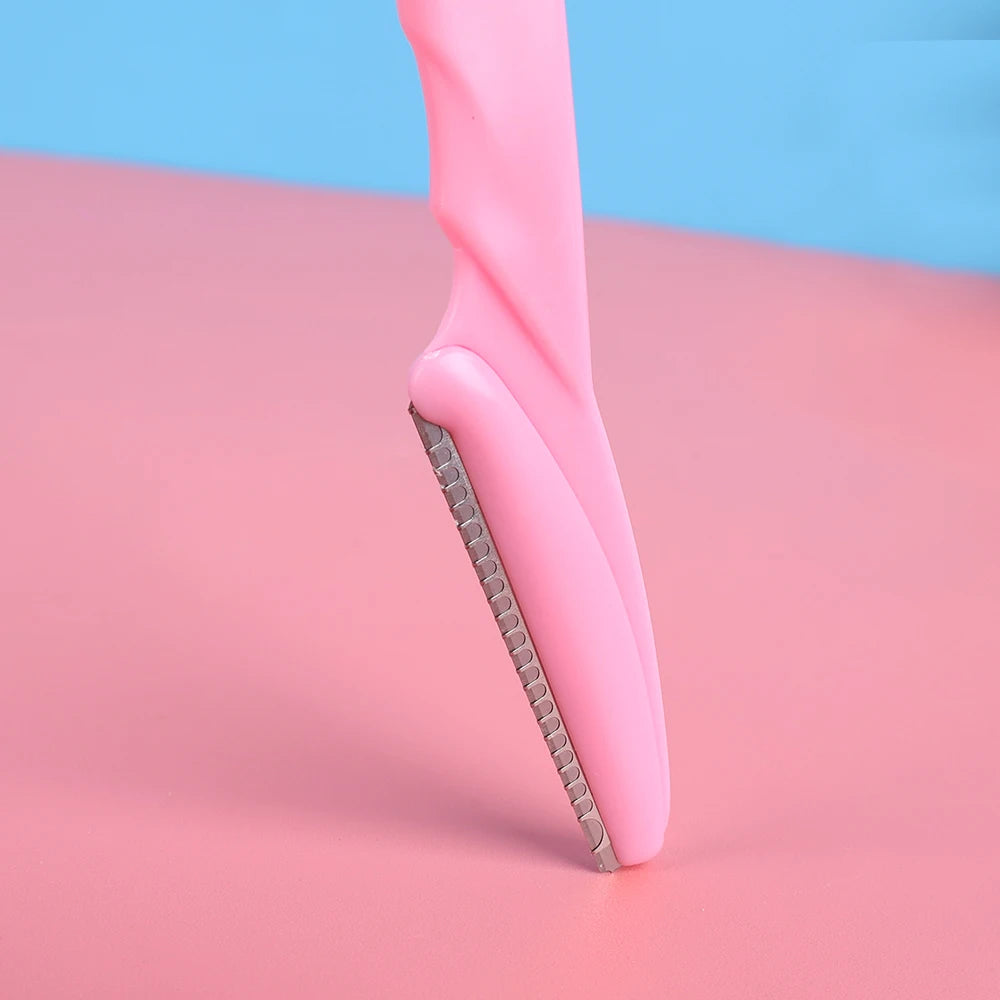 Lame de tondeuse à sourcils pour femmes, rasoir de sécurité pour le visage, couteau façonnant les sourcils, épilation Portable, coupe-épilation, grattoir de maquillage