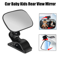 Miroir de sécurité intérieur de voiture pour bébé, avec Clip, rétroviseur de maquillage, pince arrière de siège, ornement automobile, accessoires automobiles