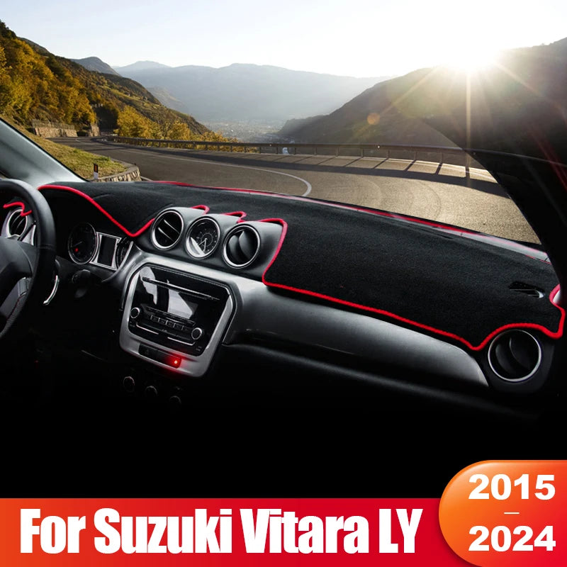 Pare-soleil pour tableau de bord de voiture, accessoires antidérapants, pour Suzuki Vitara LY 2015 2016 2017 2018 2019 2020 2021 2022 2023 2024