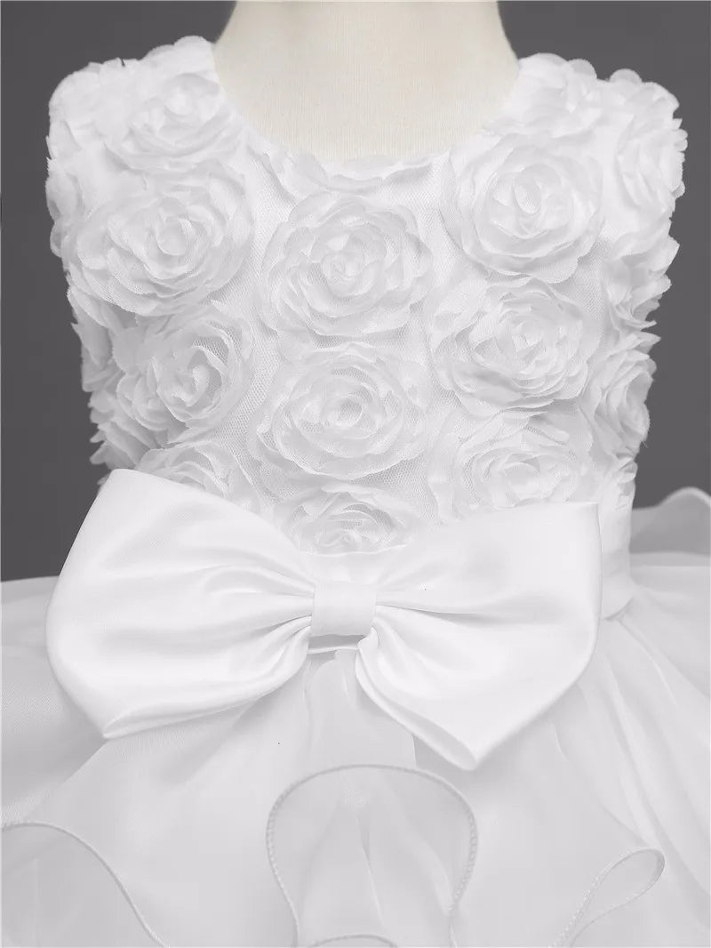 Robe de demoiselle d'honneur pour mariage, tenues d'anniversaire pour bébés filles de 2 à 8 ans, robes de première Communion pour enfants, vêtements de fête pour enfants