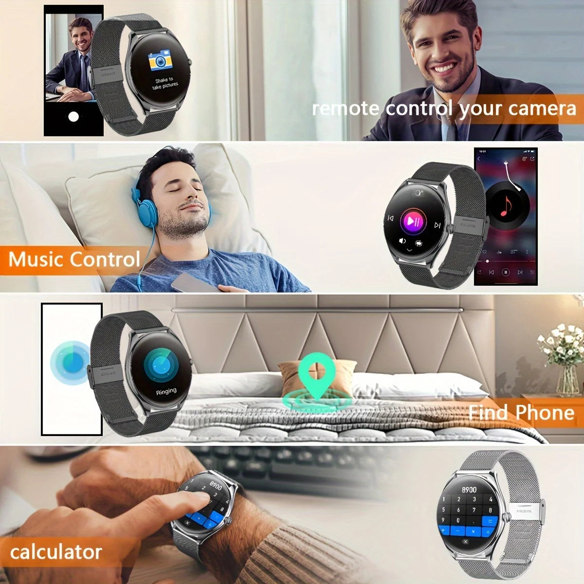 Montre connectée Utral mince pour femmes, écran AMOLED HD de 1.43 pouces, appel Bluetooth, traceur multi-sport, lecteur de musique, chargement USB, nouveauté 2025