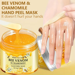 Vénin d'abeille camomille hydratant exfoliant cire pour les mains masque hydratant exfoliant nourrissant soin de la peau