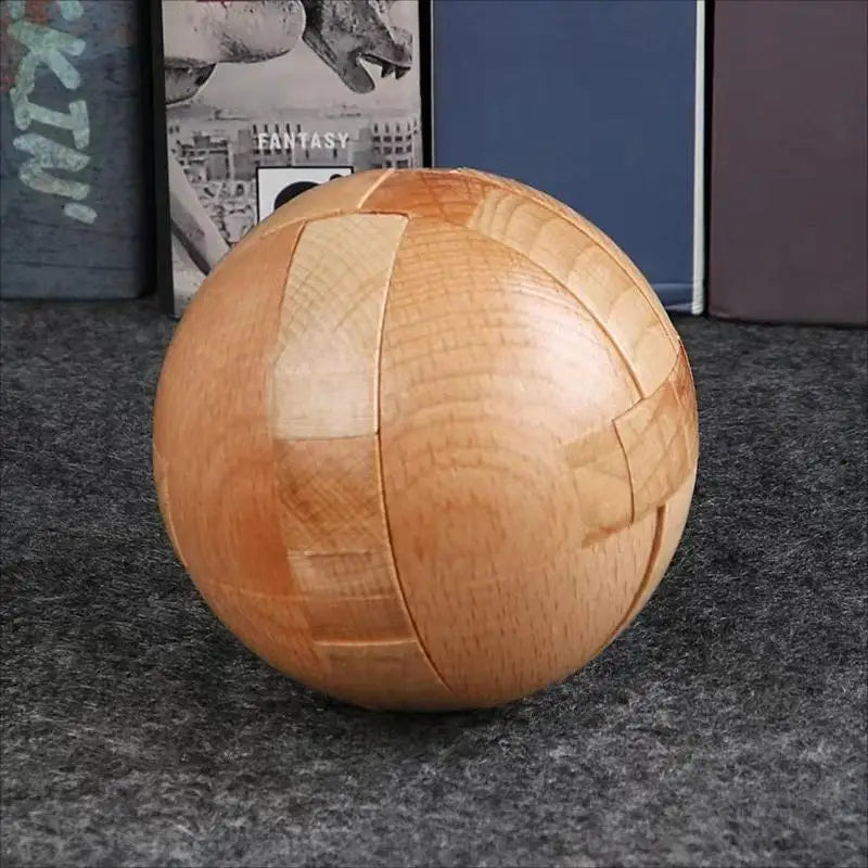 Wooden puzzle balls, home decorations for Halloween, Christmas and Thanksgiving gifts, cultivate problem-solving skills