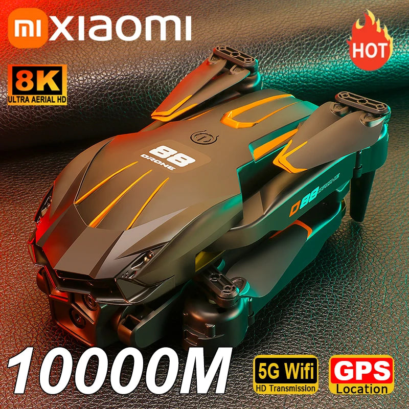 Xiaomi D88 Drone 8K aérien HD double caméra photographie Intelligent évitement d'obstacles moteur sans brosse 5G WIFI GPS retour VR Drone