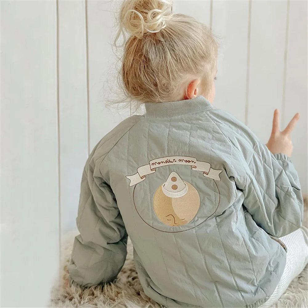 1-6Y enfants vêtements automne épaissi vers le bas coton fille veste bébé enfants manteau chaud enfant en bas âge vêtements d'extérieur pour enfants vêtements d'hiver