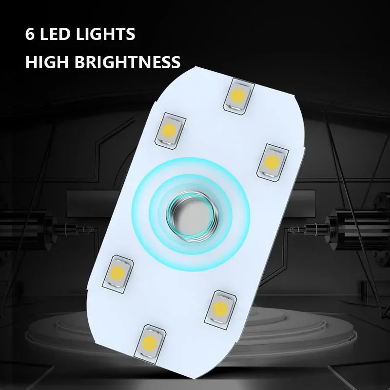 Voiture LED lumières tactiles USB capteur Rechargeable lampe de lecture Auto porte lumière toit plafonnier voiture intérieur atmosphère lampe