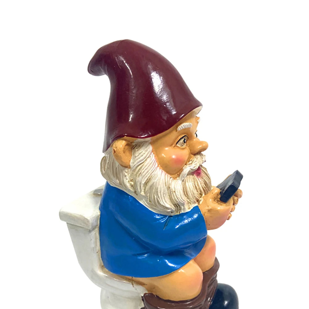 Miniature garden gnome ornaments, garden gnome, Auckland figurine, crafts, yard decoration in intensified resin