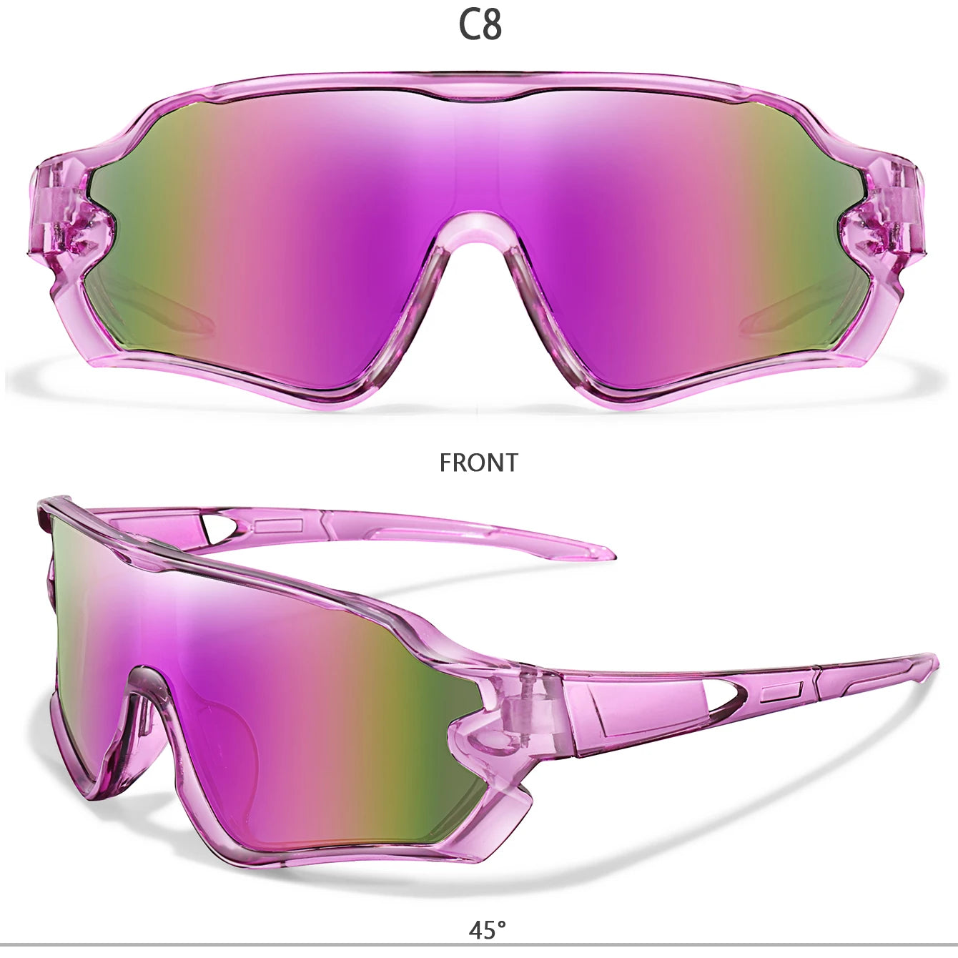 Enfants Sports de plein air 3-8 ans garçons et filles équitation enfants cyclisme lunettes de soleil UV400 Camping lunettes pêche vélo lunettes