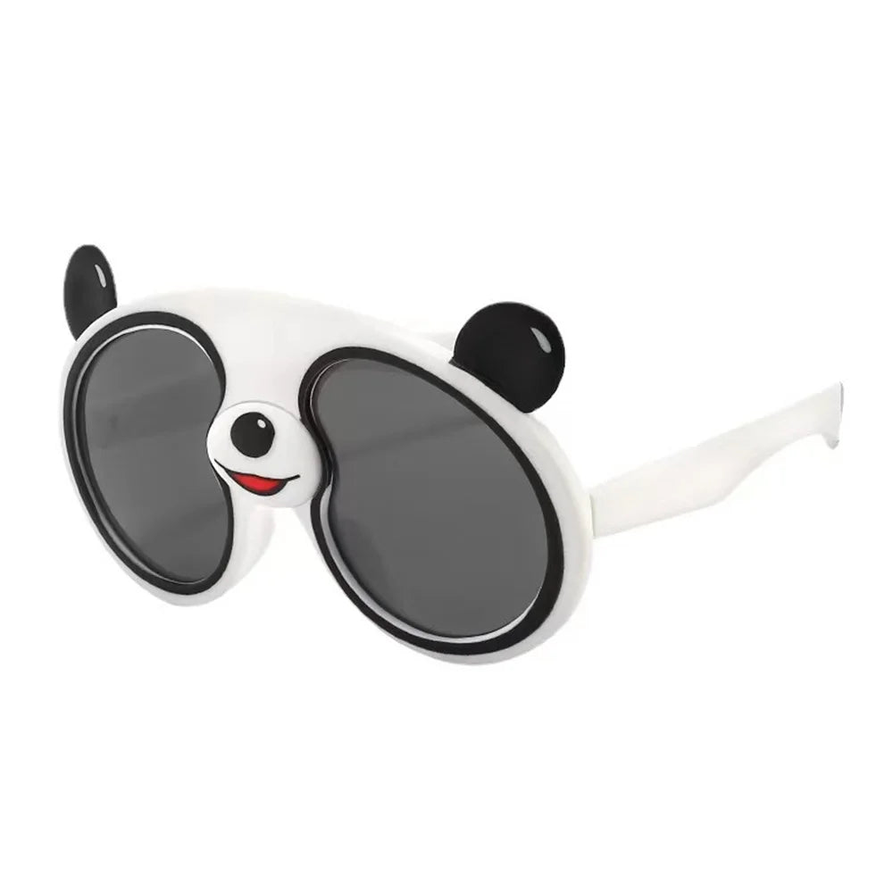 Lunettes de soleil de dessin animé pour enfants, Krasno-lunettes de soleil pour garçons et filles, protection extérieure en silicone, nuances UV400, cadeaux mignons