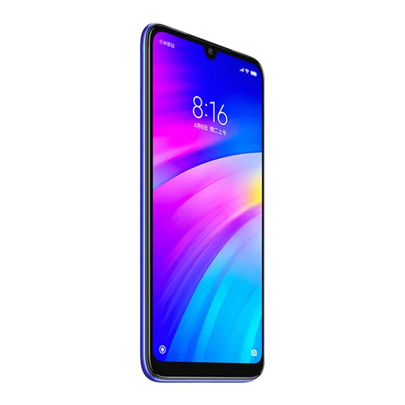 Firmware mondial Xiaomi Redmi 7 smartphone double SIM Solt téléphone portable Android e double caméra téléphone utilisé
