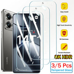 3/5 pieces tempered glass screen protectors for Xiaomi Mi 14T 14T Mi14T Pro