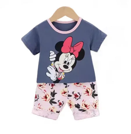 Mode bébé filles vêtements été bébé filles ensembles mignon filles T-shirt + Shorts ensembles enfant en bas âge vêtements bébé filles vêtements