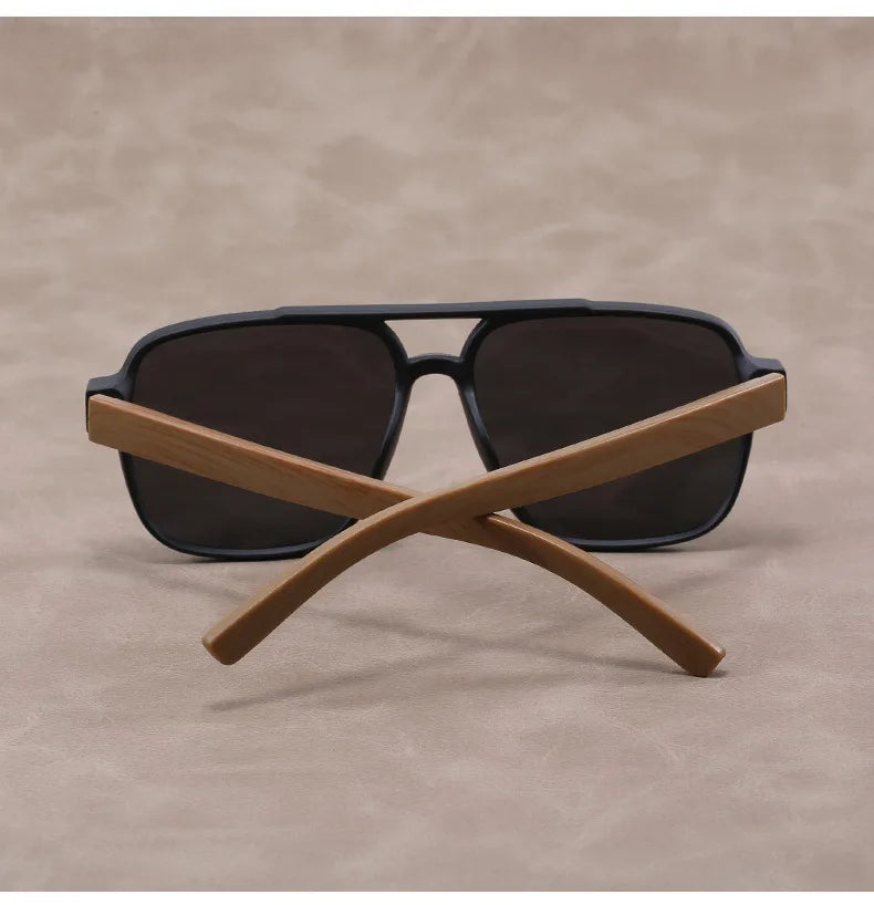 Lunettes de soleil à Grain de bois pour hommes lunettes de soleil à Grain de bois lunettes pour hommes lunettes polarisantes lunettes de Protection UV