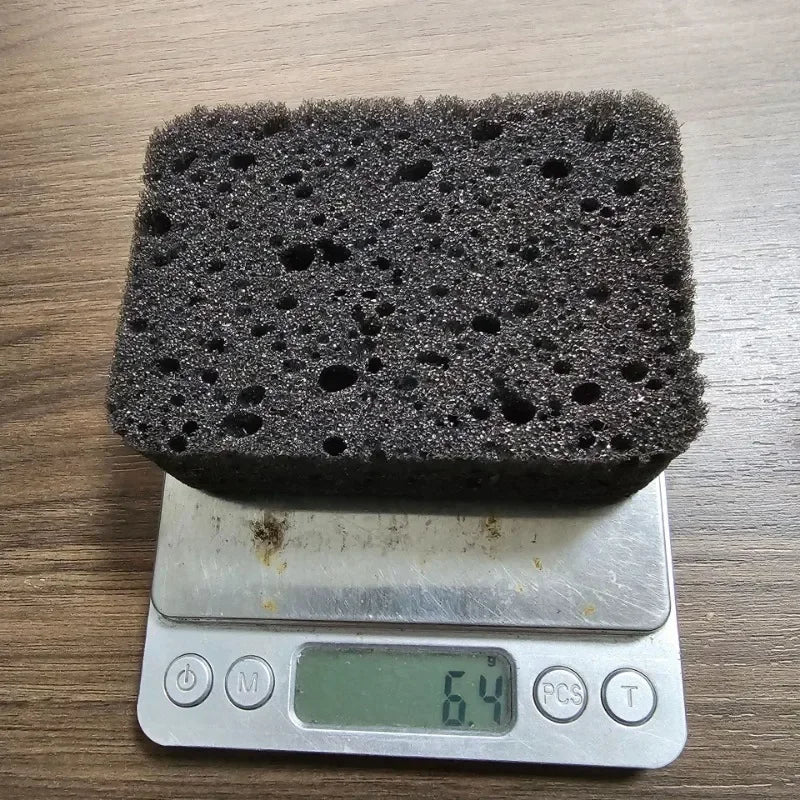 Éponge d'algues noires pour le nettoyage de la cuisine, vaisselle Non grasse, nettoyage de la vaisselle, Pots durables pour brossage de la vaisselle, ménage