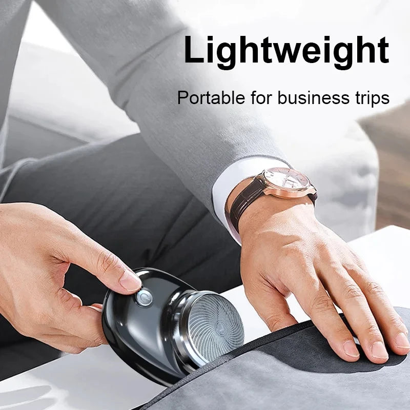 Rasoir électrique pour hommes, Charge USB, Mini rasoir de voyage de poche, confortable, facile à transporter, tondeuse à cheveux pour barbe et corps