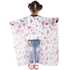 Cape de Salon de coiffure pour enfants, couverture de Smock en Polyester, imperméable, shampoing et coupe, robe de ménage, tablier