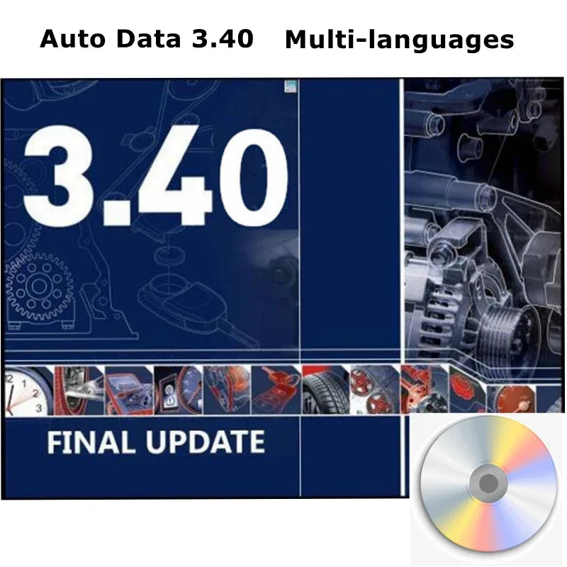 2025 Hot Autodata 3.45 3.40 logiciel de Diagnostic de réparation automobile Diagrammes de câblage données outil de Diagnostic d'équipement de réparation automobile
