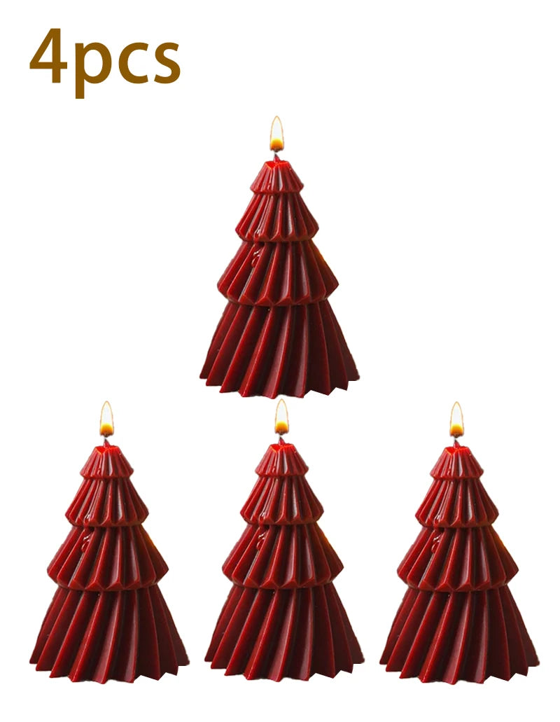 Bougies parfumées pour arbre de Noël fabriquées à la main |   Ornement festif créatif et cadeau parfait pour les amateurs de Noël |   Décor parfumé de qualité supérieure
