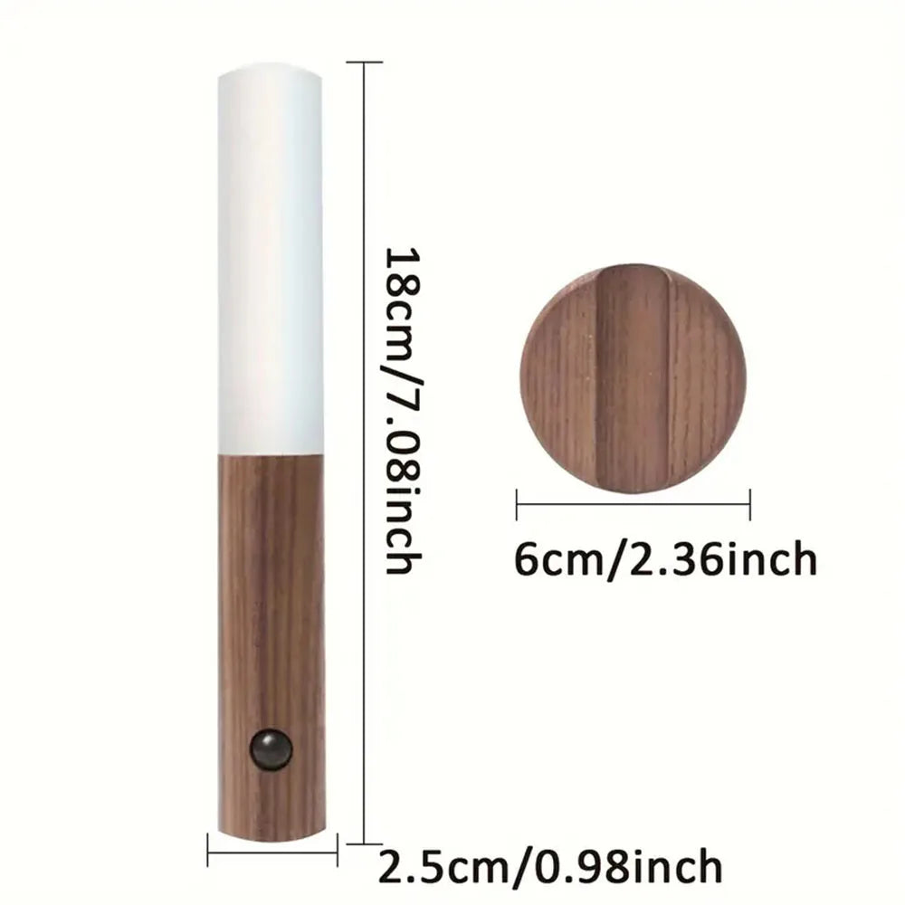 Lampe murale magnétique LED à mouvement intelligent, Rechargeable, capteur Portable, veilleuse pour couloir, chambre à coucher, escaliers, salle de bains, décoration d'armoires