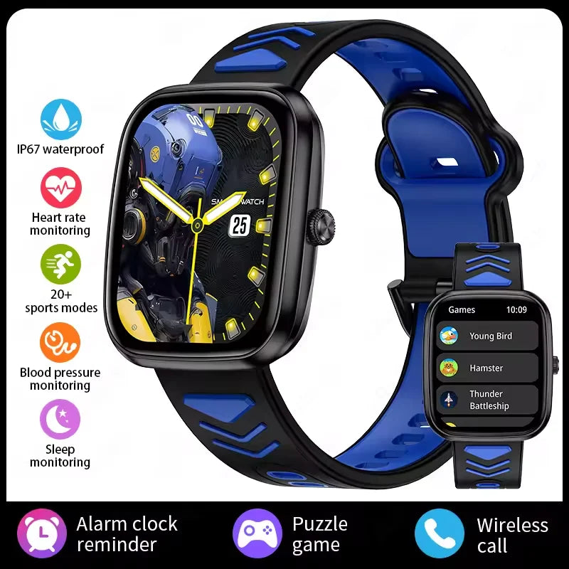 Nouveaux enfants montre intelligente enfant HD écran tactile jeux Smartwatch musique montre garçon fille cadeau enfants Smartwatch pour IOS Android