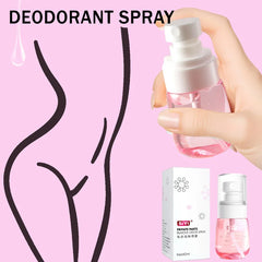 Spray déodorant féminin pour femmes, neutraliseur d'odeur intime doux avec extraits de plantes, brume de parfum frais Portable