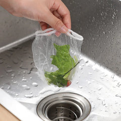 Disposable Sink Strainer Mesh Bags, 200/100/30 Pieces, Kitchen Sink Strainer, Drain Hole, Anti-Clogging Trash Bag, Cleaning Net