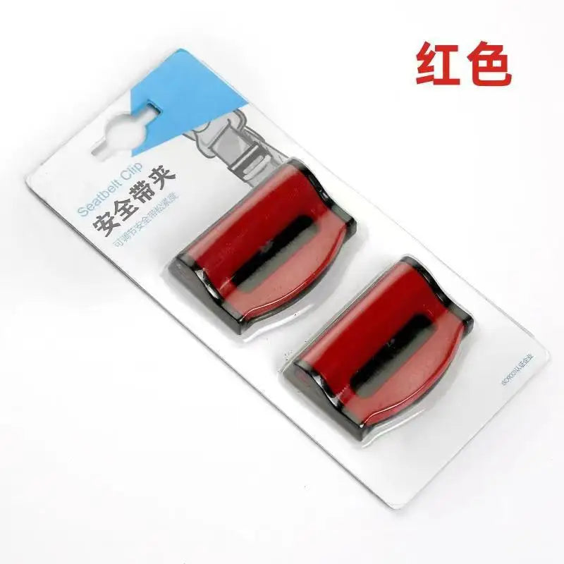 Clips pour ceintures de sécurité de voiture, boucle de bouchon de voiture, sécurité réglable, relaxation des épaules et du cou, accessoires universels de décoration intérieure automobile