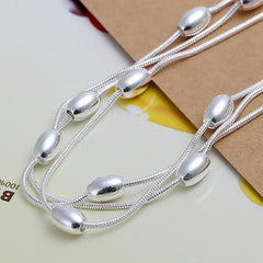Produit de conception de mode beaux bijoux en argent Sterling 925 Bracelet de haute qualité chaîne de perles femmes dame mariage avec