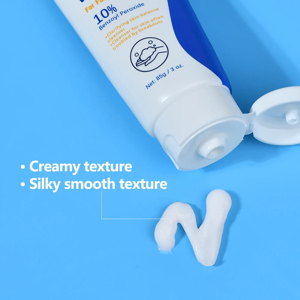 Lavage moussant contre l'acné, nettoyage en profondeur, débouche les Pores, prévient les défauts pour les hydratants du visage et du corps, réduit les rougeurs, soins pour la peau