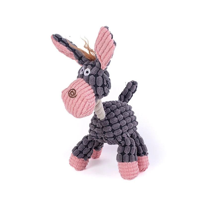 Jouets vocaux populaires pour chiens de compagnie, chiots, meulage des dents, jouets en peluche, compagnon interactif, jouets décompressés pour animaux de compagnie