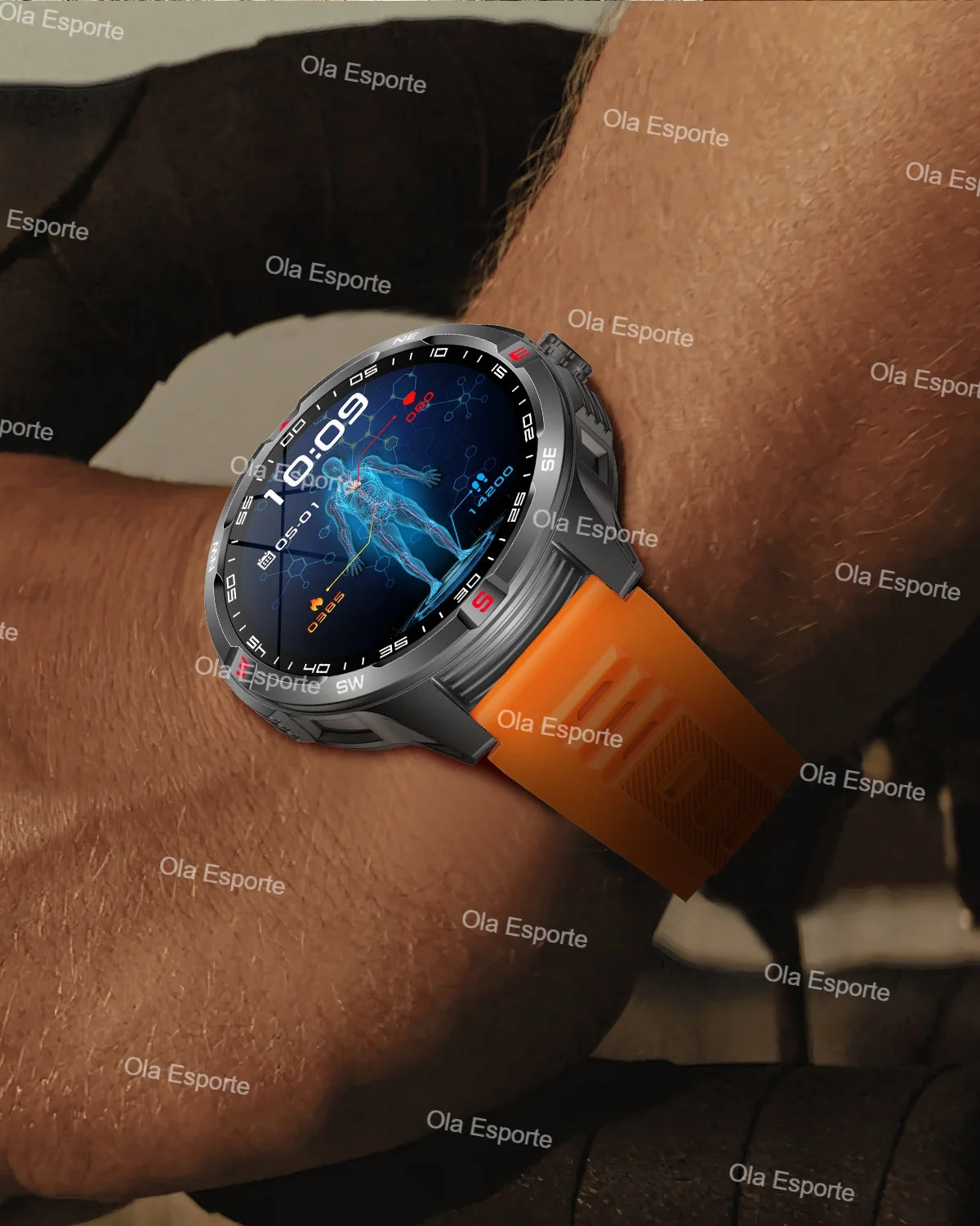 Montre intelligente 2025 boussole étanche surveillance de la santé et du sommeil grande capacité de batterie plus de 100 Modes de Sport hommes femmes Smartwatch en plein air