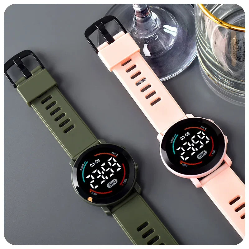 Montres pour enfants mode montres numériques pour enfants étanche Sport LED montre-bracelet électronique Simple garçons filles étudiant horloge