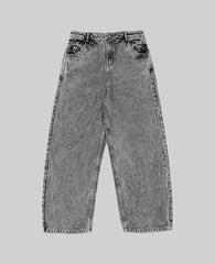 Retro 90s street-style embroidered jeans for men and women, R&amp;B, solid color, straight leg, women's, Y2K, Harajuku, Hip Hop, punk style