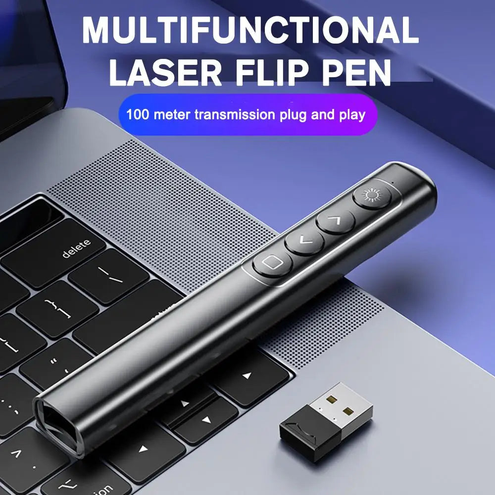 Wireless presentation pen with infrared remote control, USB laser pointer, PPT page turner, PowerPoint slide budget