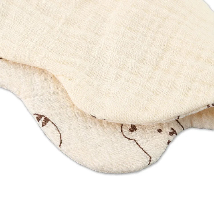 Bavoirs en coton imperméables pour nouveau-né, tissus réglables pour nourrissons filles et garçons, bavoir imprimé de dessin animé mignon, accessoires d'alimentation pour bébé