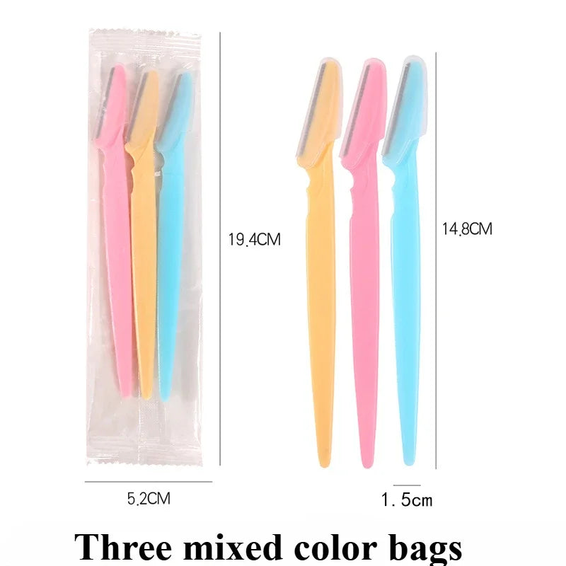 Women's eyebrow and facial razor, versatile exfoliating dermaplaning tools with precision cover, safe beauty, new