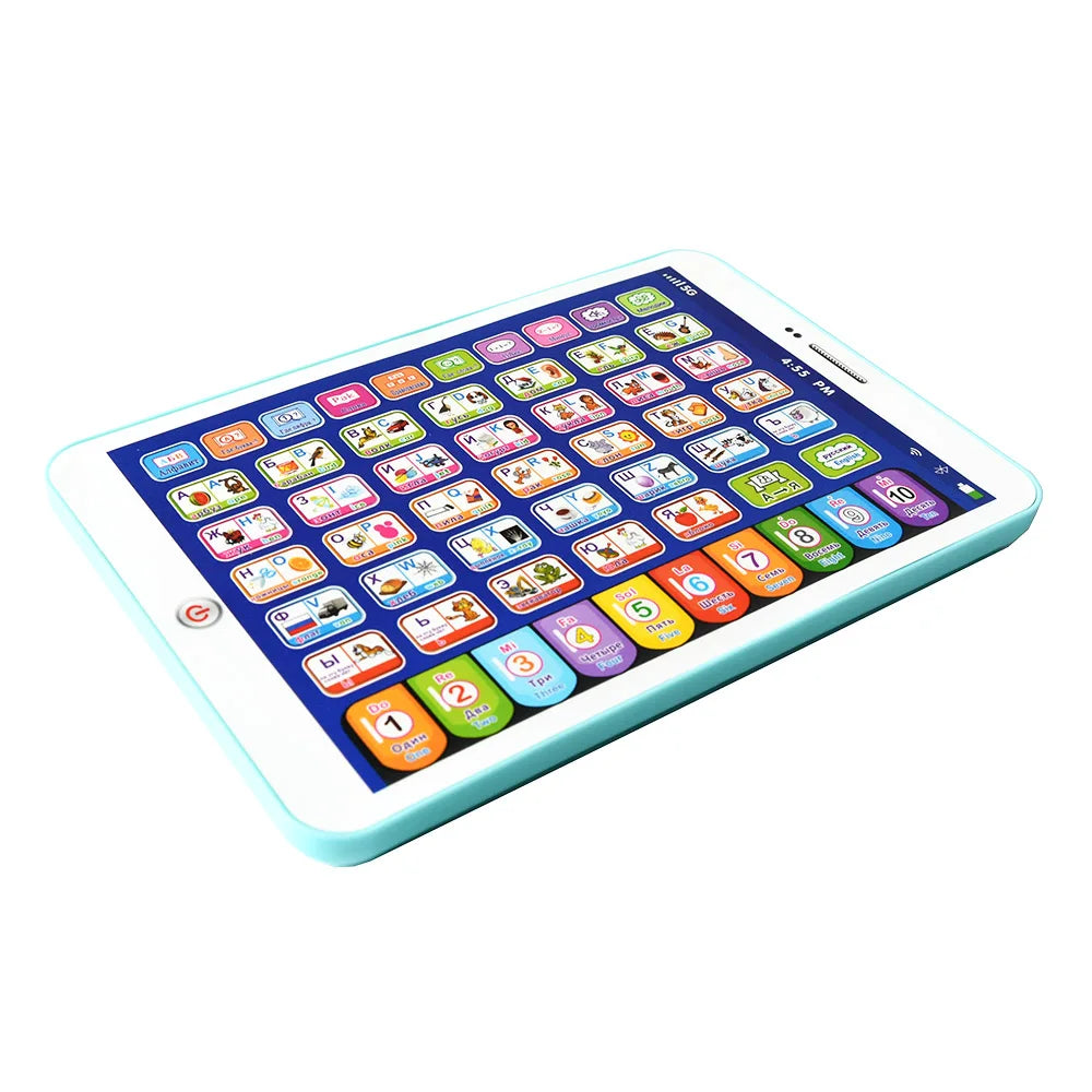 Tablette d'apprentissage russe pour enfants, jouet pour tout-petits, appareil électronique, apprentissage précoce, cadeau d'étude de la Russie, 4 à 6 ans
