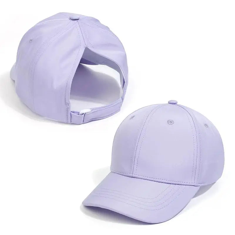 Casquette de Baseball pour Enfant Fille et Garçon, Chapeau de Soleil, Dos Creux, Queue de Cheval, Snapback Hip Hop, Os Réglables