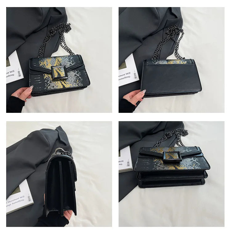 Sac à bandoulière simple pour femmes, style coréen, à la mode, design de niche décontracté, chaîne polyvalente, exquis, style occidental
