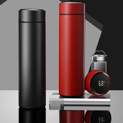 Thermos intelligent en acier inoxydable – Tasse de voyage sous vide à affichage LED (gobelet à thé à café chaud/froid à double température)