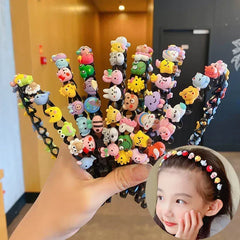 Accessoires de cheveux pour filles cravates bandeaux bande Bandeaux Scrunchie Bandana mode Haarband coréen diadème Cheveux Fille enfants mignon